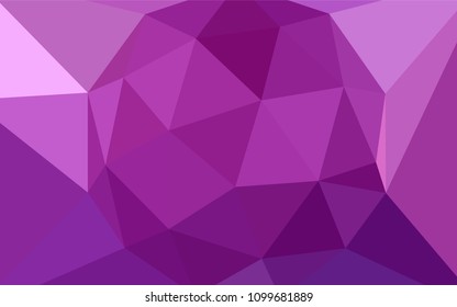 Light Pink vector polygon abstract background. Geometric illustration in Origami style with gradient.  Brand new style for your business design.