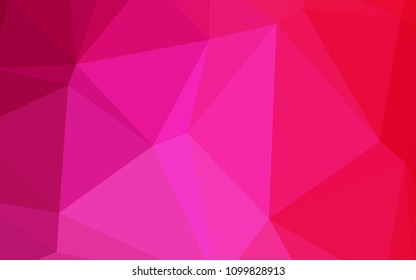 Light Pink vector polygon abstract layout. A sample with polygonal shapes. A completely new design for your business.