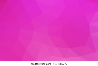 Light Pink vector polygon abstract polygon abstract. Creative illustration in halftone style with gradient. The textured pattern can be used for background.