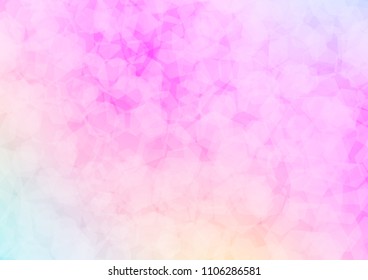 Light Pink vector polygon abstract template. Shining colored illustration in a Brand new style. Brand new style for your business design.