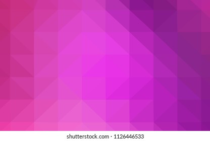 Light Pink vector polygon abstract background. Creative geometric illustration in Origami style with gradient. Triangular pattern for your design.