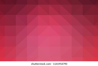 Light Pink vector polygon abstract backdrop. Geometric illustration in Origami style with gradient.  A new texture for your web site.