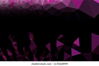 Light Pink vector polygon abstract layout. Brand new colored illustration in blurry style with gradient. The textured pattern can be used for background.