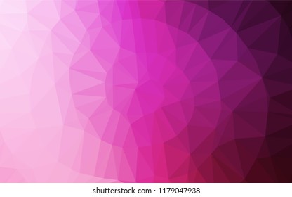 Light Pink vector polygon abstract backdrop. Brand new colored illustration in blurry style with gradient. The elegant pattern can be used as part of a brand book.