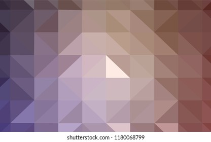 Light Pink vector polygon abstract layout. Triangular geometric sample with gradient.  Brand new design for your business.