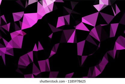 Light Pink vector polygon abstract backdrop. Brand new colored illustration in blurry style with gradient. The elegant pattern can be used as part of a brand book.