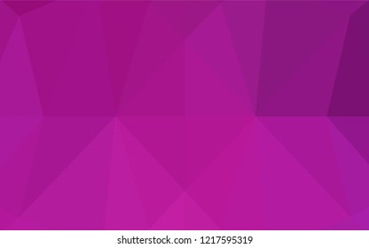 Light Pink vector polygon abstract background. Geometric illustration in Origami style with gradient.  A completely new template for your business design.