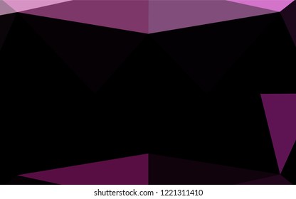 Light Pink vector polygon abstract layout. Brand new colored illustration in blurry style with gradient. The textured pattern can be used for background.