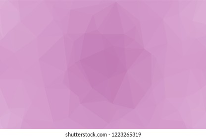 Light Pink vector polygon abstract backdrop. A completely new color illustration in a vague style. The elegant pattern can be used as part of a brand book.