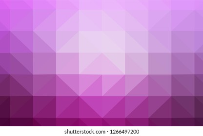 Light Pink vector polygon abstract layout. A completely new color illustration in a polygonal style. A new texture for your web site.