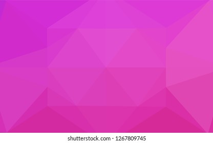 Light Pink vector polygon abstract background. Colorful illustration in abstract style with gradient. A new texture for your design.