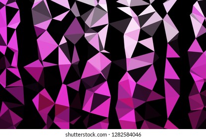 Light Pink vector polygon abstract background. Colorful abstract illustration with gradient. Elegant pattern for a brand book.