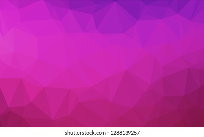 Light Pink vector polygon abstract backdrop. Modern geometrical abstract illustration with gradient. Brand new style for your business design.