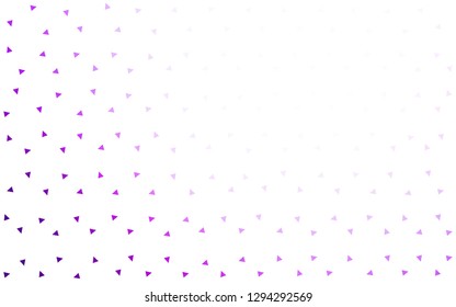 Light Pink vector  polygon abstract backdrop. A sample with polygonal shapes. A new texture for your web site.