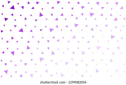 Light Pink vector  polygon abstract backdrop. Creative geometric illustration in Origami style with gradient. A new texture for your web site.