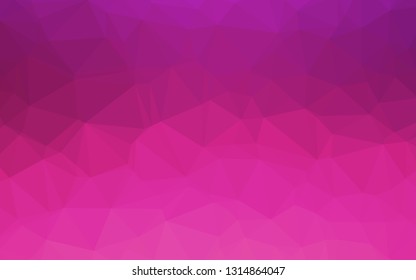 Light Pink vector polygon abstract backdrop. An elegant bright illustration with gradient. Brand new style for your business design.