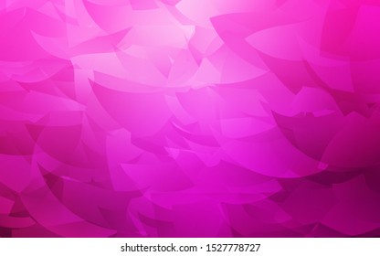 Light Pink vector polygon abstract layout. Colorful illustration in polygonal style with gradient. Brand new style for your business design.