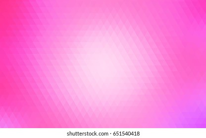 Light Pink vector polygon abstract background. An elegant bright illustration with gradient. Triangular pattern for your business design.