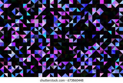 Light Pink vector polygon abstract pattern. A sample with polygonal shapes. The completely new template can be used for your brand book.