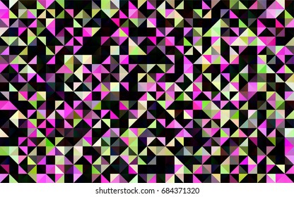 Light Pink vector polygon abstract background. A completely new color illustration in a vague style. A completely new design for your business.