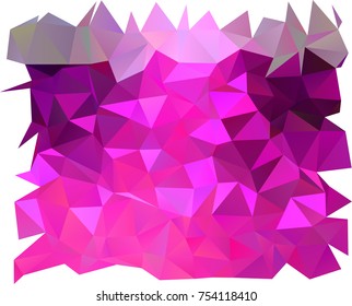 Light Pink vector polygon abstract template. Shining illustration, which consist of triangles. A completely new template for your business design.