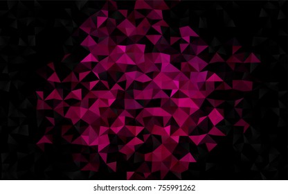 Light Pink vector polygon abstract pattern. A completely new color illustration in a vague style. The template can be used as a background for cell phones.