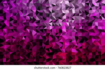 Light Pink vector polygon abstract pattern. Colorful illustration in abstract style with gradient. A completely new template for your business design.