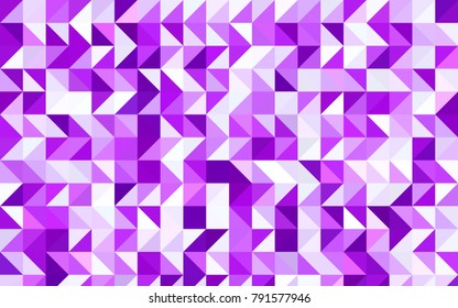 Light Pink vector polygon abstract pattern. Shining illustration, which consist of triangles. A completely new design for your business.