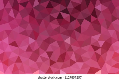 Light Pink vector polygonal background. Elegant bright polygonal illustration with gradient. Brand new design for your business.