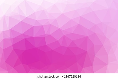 Light Pink vector polygonal background. An elegant bright illustration with gradient. Brand new style for your business design.