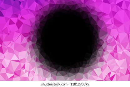 Light Pink vector polygonal background. A completely new color illustration in a vague style. A completely new template for your business design.