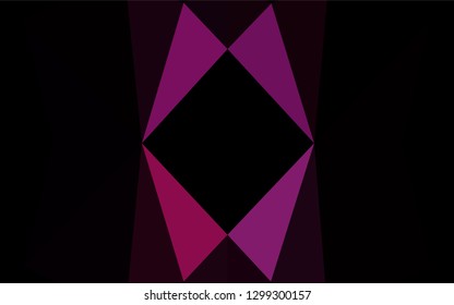 Light Pink vector polygonal background. A vague abstract illustration with gradient. The best triangular design for your business.