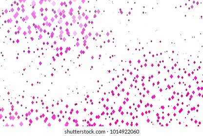 Light Pink vector polygonal illustration, which consist of rectangles. Rectangular pattern for your business design. Geometric background in Origami style with gradient. 