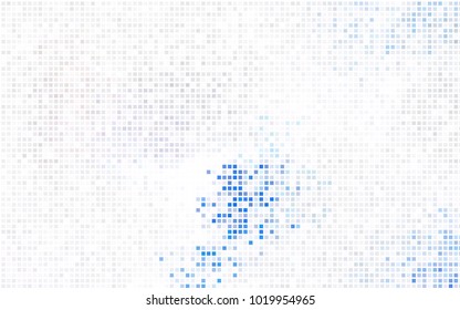Light Pink vector polygonal illustration consisting of rectangles. Rectangular design for your business. Creative geometric background in origami style with gradient.
