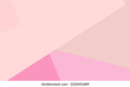 Light Pink vector polygonal illustration consisting of rectangles. Rectangular design for your business. Creative geometric background in origami style with gradient.