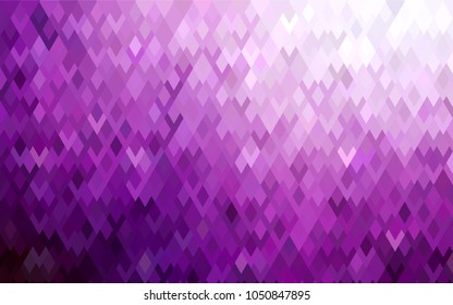 Light Pink vector polygonal illustration consisting of rectangles. Rectangular design for your business. Creative geometric background in origami style with gradient.