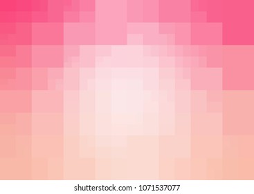 Light Pink vector polygonal illustration, which consist of rectangles. Rectangular pattern for your business design. Geometric background in Origami style with gradient. 
