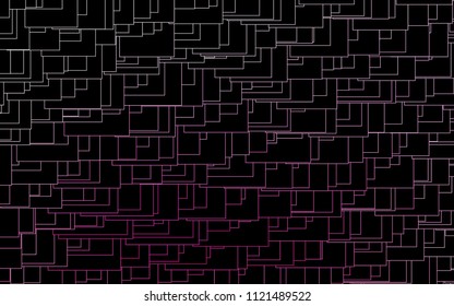 Light Pink vector polygonal illustration consisting of rectangles. Rectangular design for your business. Creative geometric background in origami style with gradient.