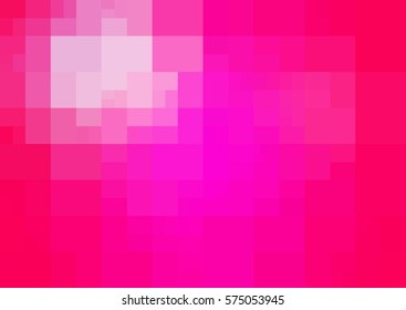 Light Pink vector polygonal illustration, which consist of rectangles. Rectangular pattern for your business design. Geometric background in Origami style with gradient. 