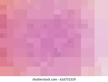 Light Pink vector polygonal illustration, which consist of rectangles. Rectangular pattern for your business design. Geometric background in Origami style with gradient. 