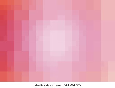 Light Pink vector polygonal illustration, which consist of rectangles. Rectangular design for your business. Creative geometric background in Origami style with gradient
