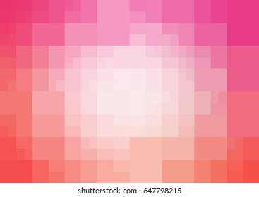 Light Pink vector polygonal illustration, which consist of rectangles. Rectangular design for your business. Creative geometric background in Origami style with gradient