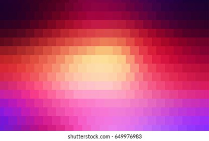 Light Pink vector polygonal illustration consisting of rectangles. Rectangular design for your business. Creative geometric background in origami style with gradient.