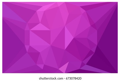Light Pink vector polygonal illustration, which consist of triangles with a gemstone in center. Triangular design of a huge diamond for your business. Creative geometric background of gems.