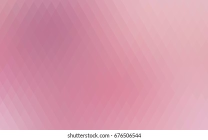 Light Pink vector polygonal illustration, which consist of rectangles. Rectangular pattern for your business design. Geometric background in Origami style with gradient. 