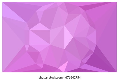 Light Pink vector polygonal illustration, which consist of triangles with a gemstone in center. Triangular design of a huge diamond for your business. Creative geometric background of gems.
