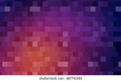 Light Pink vector polygonal illustration consisting of rectangles. Rectangular design for your business. Creative geometric background in origami style with gradient.