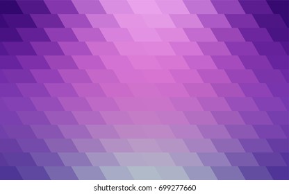 Light Pink vector polygonal illustration consisting of rectangles. Rectangular design for your business. Creative geometric background in origami style with gradient.