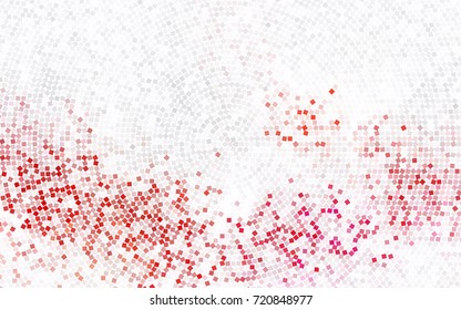 Light Pink vector polygonal illustration consisting of rectangles. Rectangular design for your business. Creative geometric background in origami style with gradient.