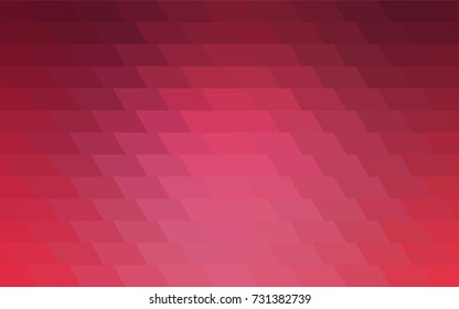 Light Pink vector polygonal illustration, which consist of rectangles. Rectangular pattern for your business design. Geometric background in Origami style with gradient. 